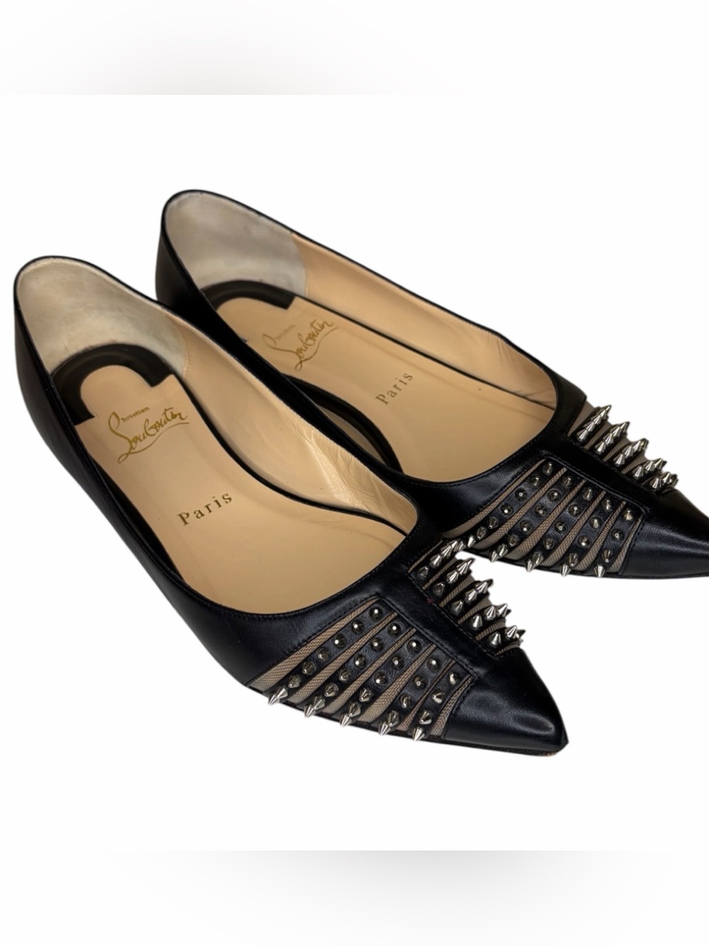 Louboutin Studded Flats-As Found